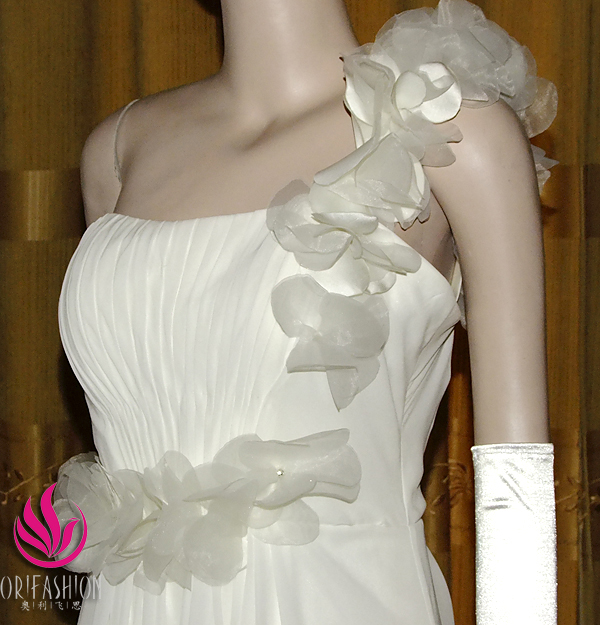 Orifashion HandmadeReal Handmade Chiffon Wedding Dress